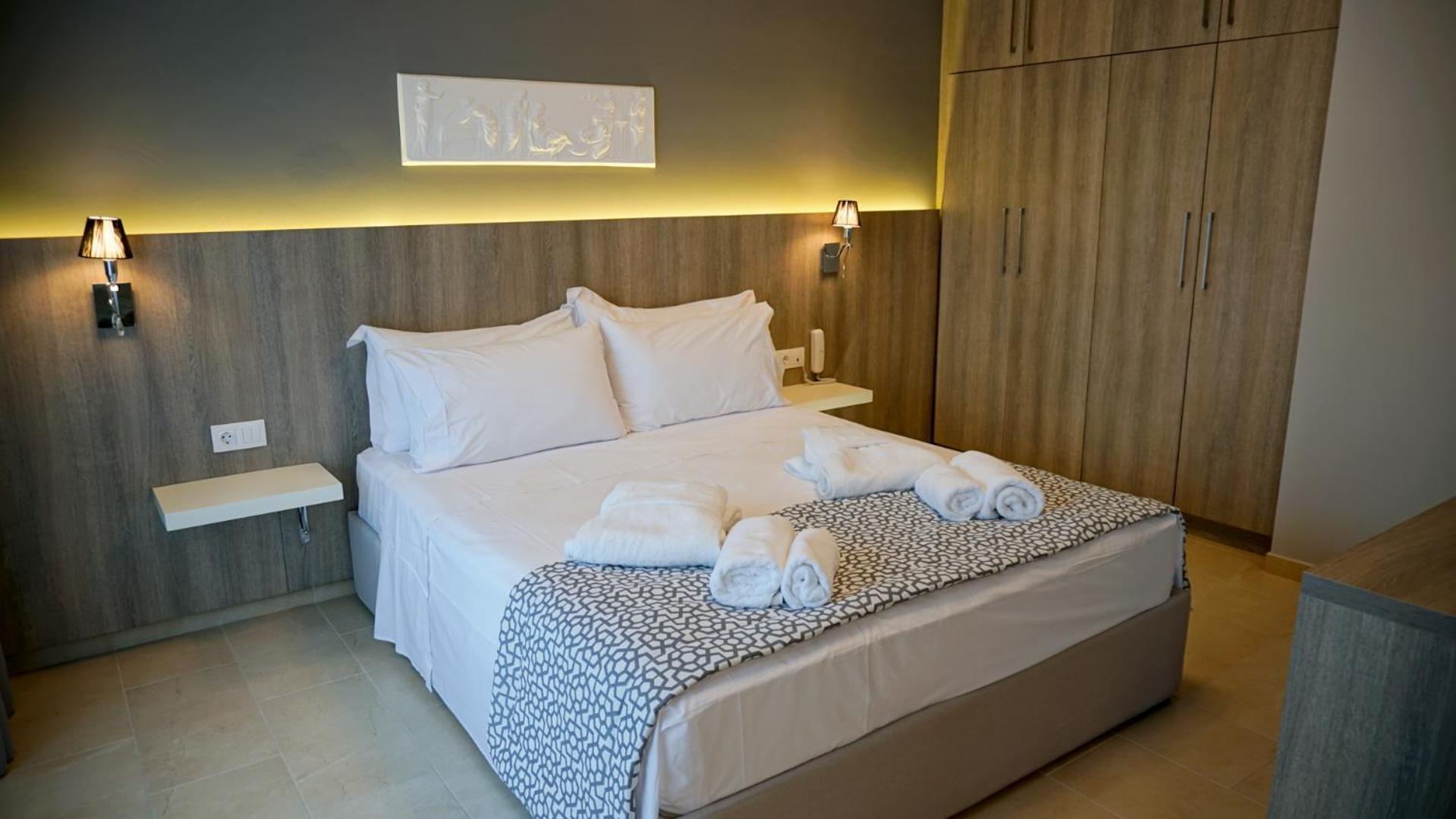 Agnes Deluxe Hotel Pefkochori Rum bild